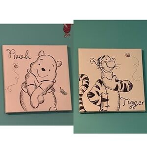 Pooh Canvas Set